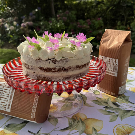 Makový dort ze žitné mouky