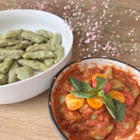 Cuketové noky z rýžové mouky